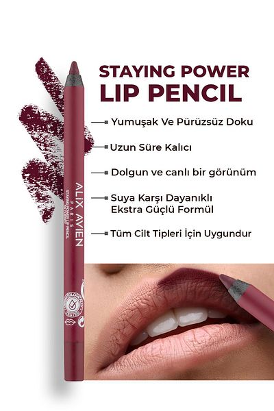 alix avien paris STAYING POWER LIP PENCIL 58 CHERRY