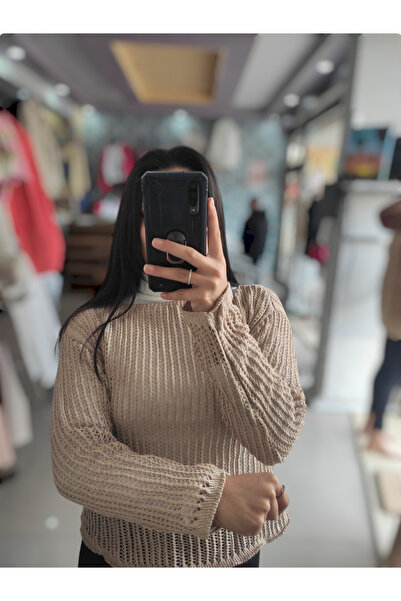 Sublime Butik Pulover perforat din tricotaje ajurate de damă