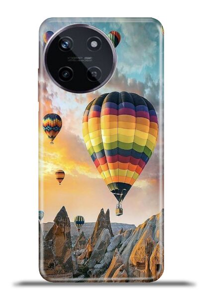 cupcase Tecno Camon 30 Pro Uyumlu Esnek Silikon Kamera Koruma 4k Desenli Özel...