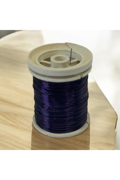 gürbüz filografi 0.30 مم (30 جم - 50 مترًا) سلك تصوير باللون الأرجواني