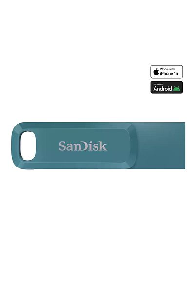 SanDisk محرك أقراص مزدوج للغاية بسعة 512 جيجابايت إلى ذاكرة فلاش USB من النوع C Navagio Bay SDDDC3-512G-G46NBB
