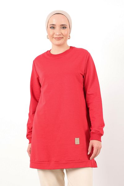 Linvey Kado Crew Neck Two Thread Comfortable Fit Tunic