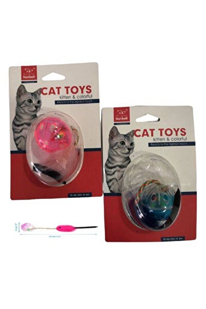Nunbell لعبة قطة الفأر الملونة