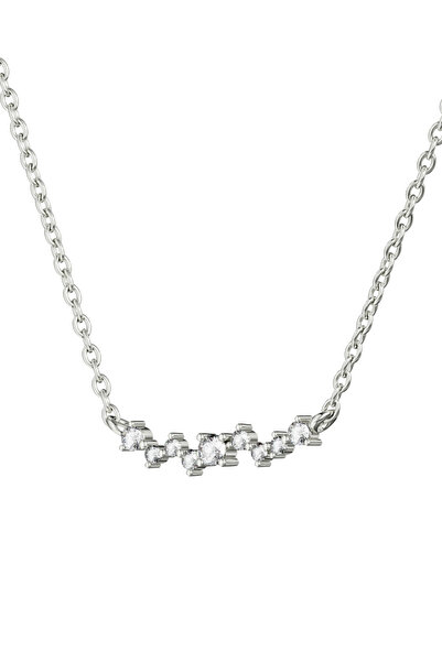 Abries Jewellery 14 Ayar Pırlanta Altın Yıldız Kuyruğu Kolye