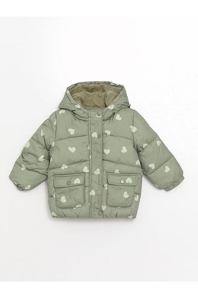 LC Waikiki Lcw Kids Hooded Baby Girl Puffer Jacket