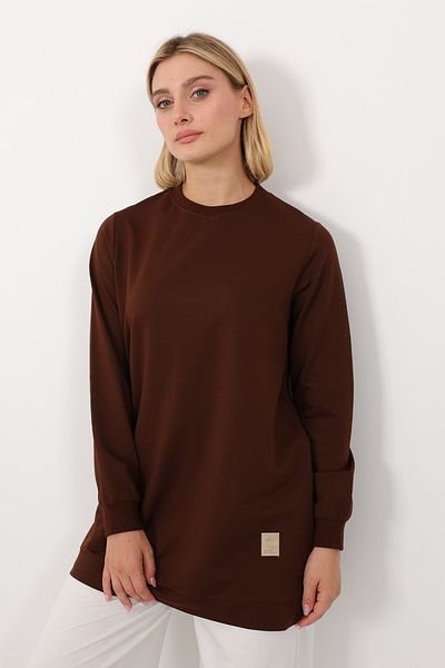 Linvey Daily Crew Neck Two Thread Comfortable Fit Tunic