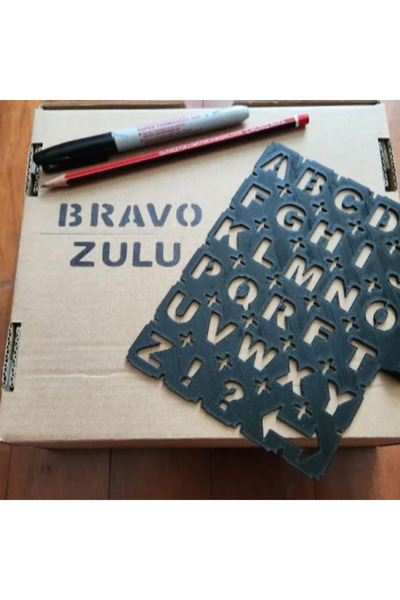 DESIGNBY Büyük Harf İngiliz Alfabe Seti, Duvar Ahşap Kumaş Koli Tahta Boyama ...