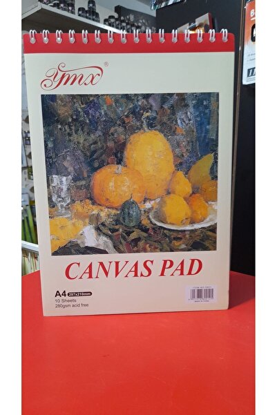 gebzeli دفتر ملاحظات من القماش مقاس A4 مقاس 280 جرام 10 ورقات يستخدم في طلاء زيتي من الأكريليك والغواش