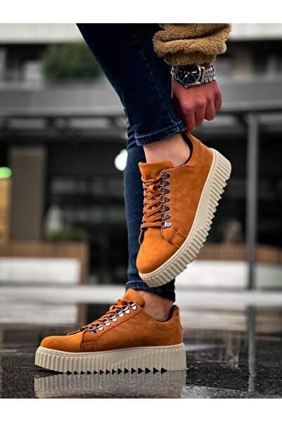 BOA BA0505 Ежедневни обувки с кукички и висока подметка в кафяв цвят