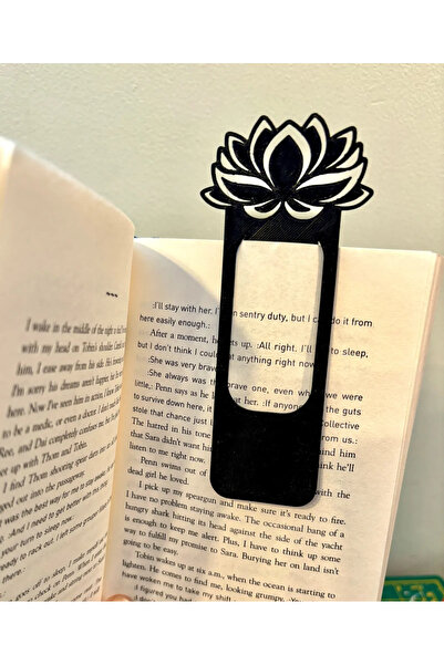 DESIGNBY 2-dijelni bookmark sa detaljnim lotos motivom