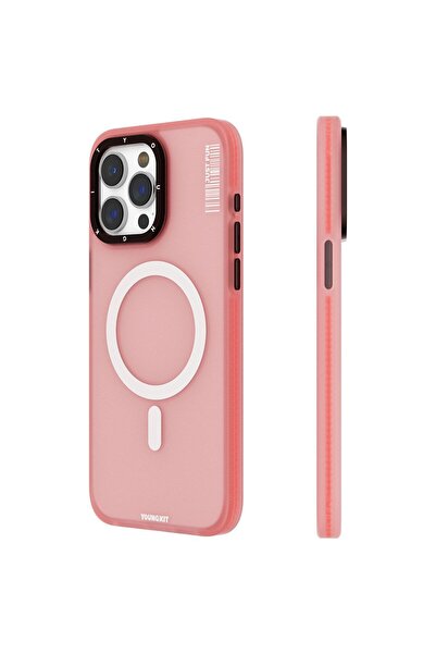 Youngkit iPhone 15 Pro Max Uyumlu Kılıf Magsafe Şarj Özellikli YoungKit Techn...