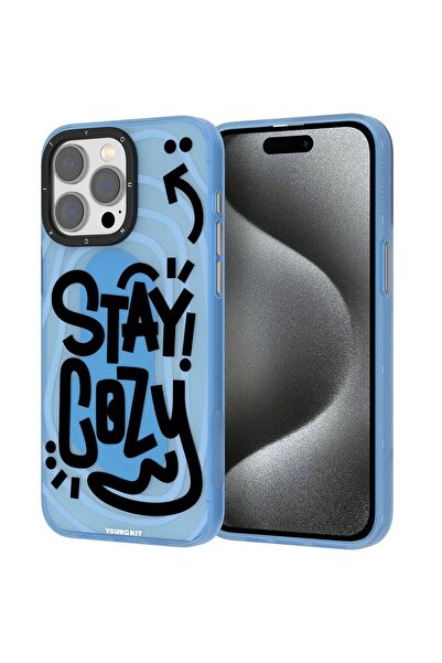 Youngkit iPhone 15 Pro Uyumlu Kılıf Magsafe Şarj Özellikli Standlı YoungKit H...
