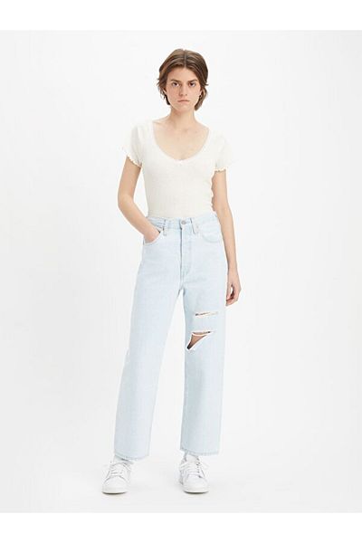 Levi's Pantaloni de jeans pentru femei Ribcage Straight