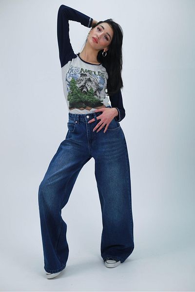 Gofeel Pantaloni Y2k Extra Baggy Unisex lavabili