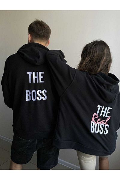 Oneoctobeer Dragă Cuplu Combinație Oversize Hoodie - Cumpără Centrul