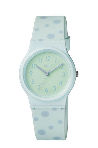 Q&Q Polka Dot Waterproof Unisex Wristwatch Japan Quartz