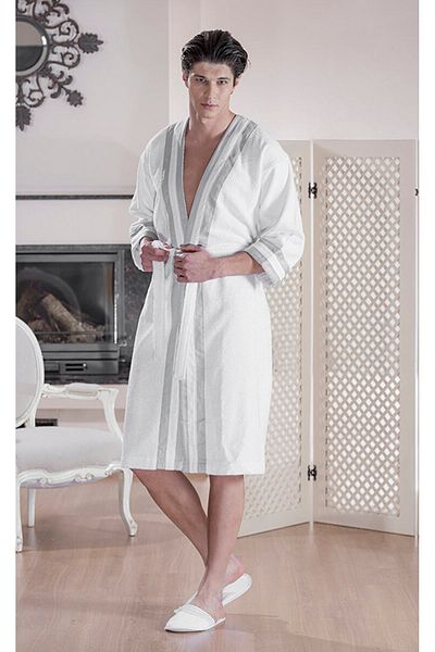 Gül Güler Bathrobe Banded Picolu by Gray