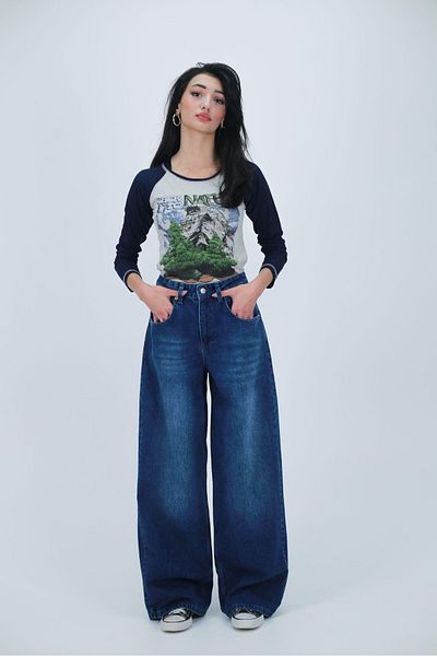 Gofeel Pantaloni Y2k Extra Baggy Unisex lavabili