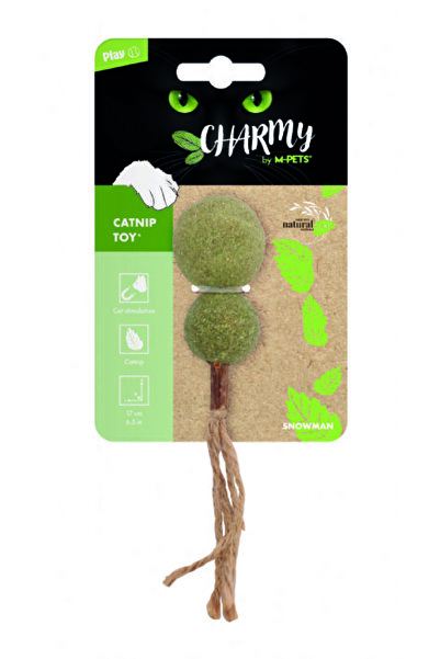 M-PETS Charmy Snowman Catnip Cat Toy