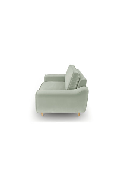 Normod Klem Loveseat Ahşap Ayak - Kadife