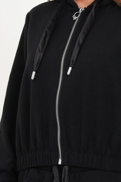 ONLY Scarlett Hooded Crop Sweat - Regular Fit Sweat 15303845