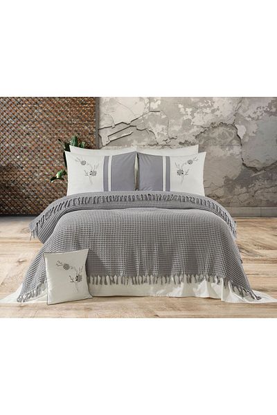 Capital Home 5.Piece Double Pique Set