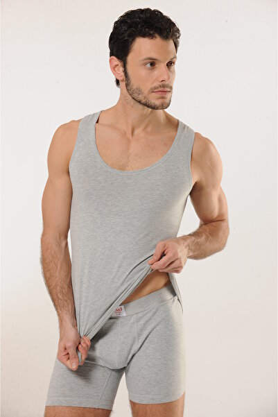 MODA Ανδρικό βαμβακερό μαύρο αθλητικό εσώρουχο ελαστικό ύφασμα με υφή Raht