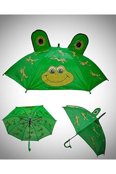 Rainwalker Kulaklı Ve Düdüklü Eğlenceli Karikatür Çoçuk Şemsiyesi
