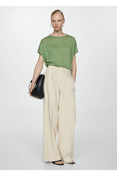MANGO Woman Tricou 100% in