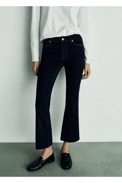 MANGO Woman Pantaloni Sienna Flare Crop Jean