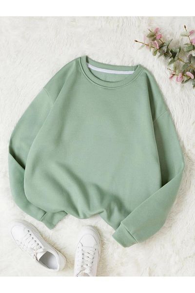 blackbonds Unisex Blackbonds Light Green Sweatshirt