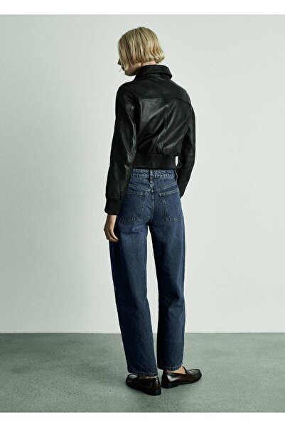 MANGO Woman Yüksek Belli Balon Jean Pantolon