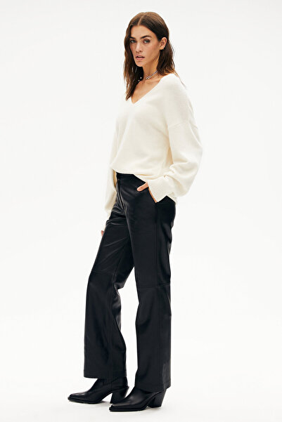 W Collection EKRU YÜN/POLYAMİD TRİKO KAZAK