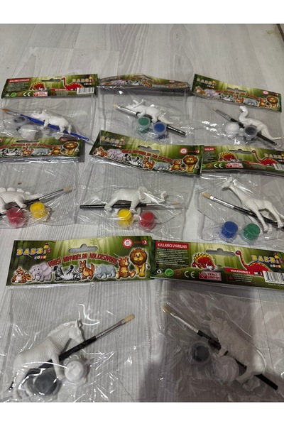 SÜSLÜTASARIM Hayvan boyama seti