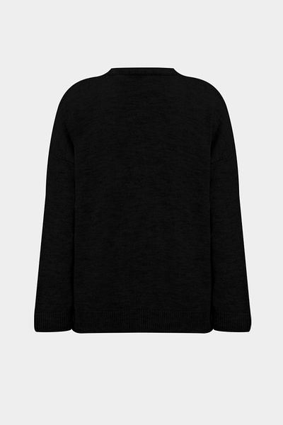 Açelya Okcu Premium V-Neck Wool Blended Women's Knitwear Cardigan