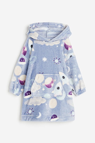 H&M Kapüşonlu ve Desenli Battaniye