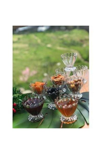 city glass 6 Pieces 250 Ml. Dessert & Ice Cream Presentation Bowl Magnolia Dessert Set