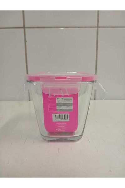 LAV Feyzade 700Cc Fresco Glass Storage Container with Lock - 1 Piece