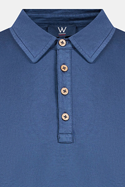 W Collection Dark Blue Piece Painting T-Shirt