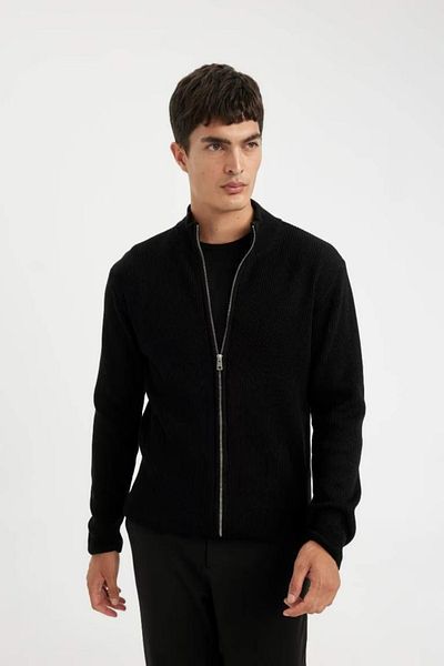DeFacto Rollkragen-Cardigan mit Standard-Passform – C8172AX24AU