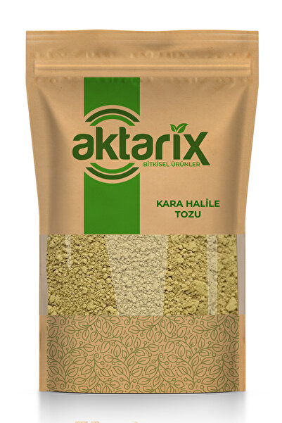 aktarix Toz Halile Seti 1 Kg Toz Sarı Halile + 1 Kg Toz Kara Halile / Yeni Öğütülmüş