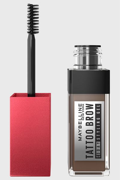 Maybelline New York Tattoo Brow 3 Day Styling Eyebrow Gel, Deep Brown
