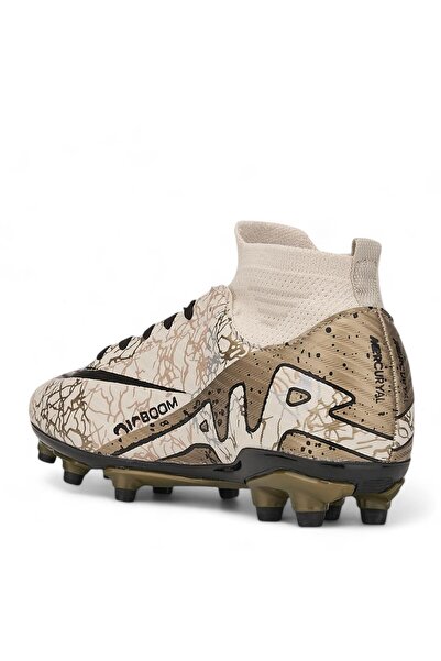 AKNButik Air Laliga Crampon with Socks - Beige/Black/Patterned