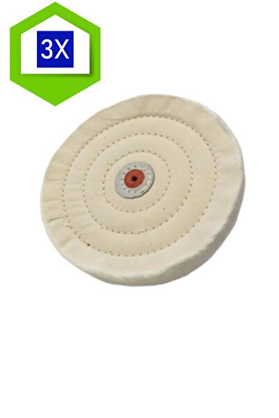 Crown 6x60 Beyaz Dikişli Cila Bezi 3lü Set (3adet)