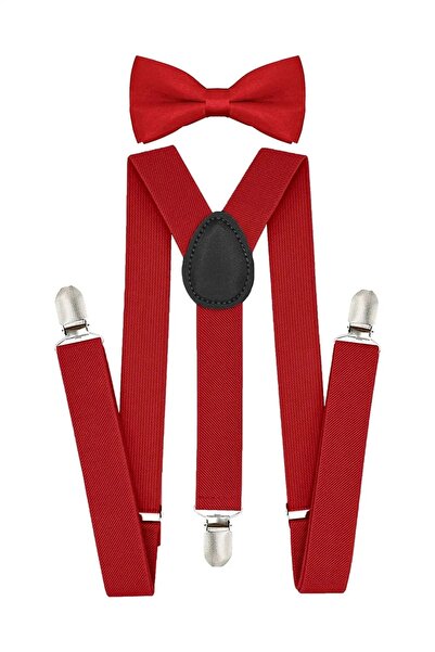 Baby Lorien 23 April 29 October Reading Day and Special Day Red Suspender Bow...