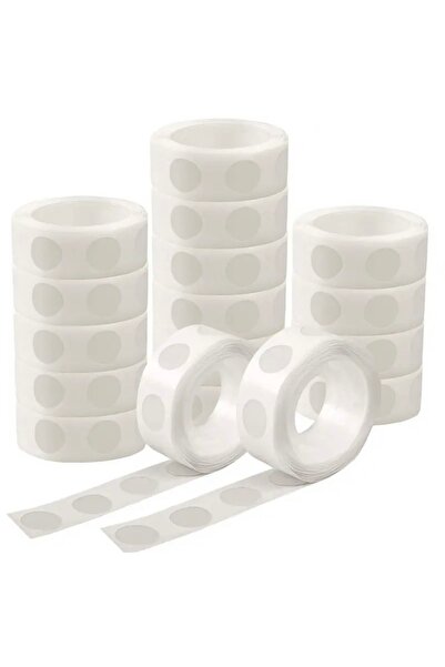 Home Nokta Çift Taraflı Bant 5 Rulo 500 Adet - Balon,Mum Fitil Yapıştırma Şef...