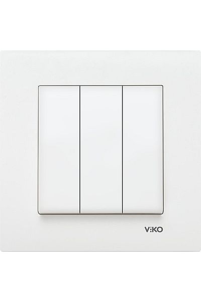 VİKO Viko Karre White 3 Key (12 Pcs)