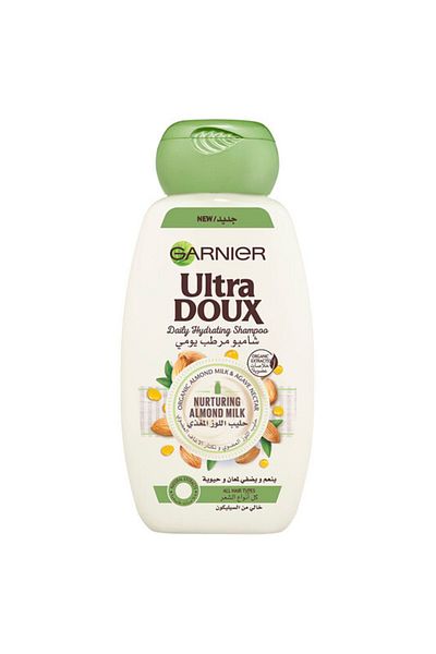 Garnier Ultra Doux Almond Milk Hydrating Shampoo, 600 ml
