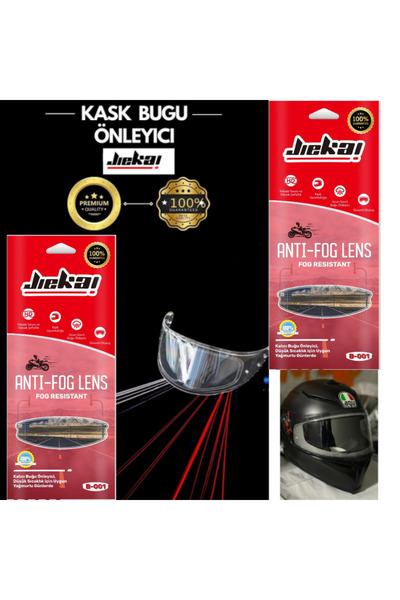 JİEKAİ Motorcu Kask Buhar Önleyici Garantili Ürün Kask Vizörü Buğu Buhar Önleyici Film B001