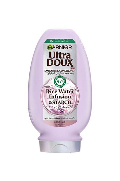 Garnier غارنييه ألترا دوكس بلسم منعم خالي من السيليكون للشعر الطويل - 360 مل